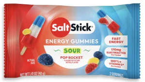 Energy gums pop rocket