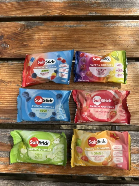 Energy gums OMG pomeranč mango guala 10 sáčků